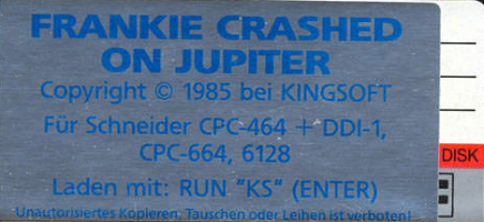 Frankie Crashed On Jupiter — support-texture (EU)