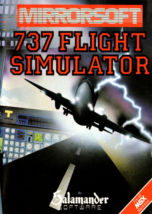 737 Flight Simulator box art