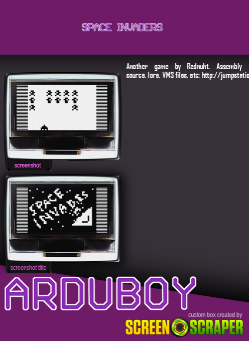 Space Invaders — box-2D-back (SS)