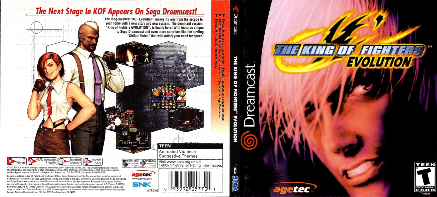 King of Fighters, The - Evolution — box-texture (US)