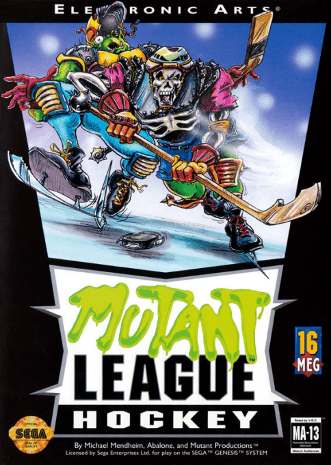 Mutant League Hockey box art