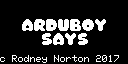 Arduboy Says — sstitle (WOR)