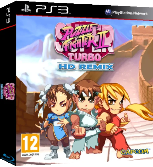 Super Puzzle Fighter II Turbo HD Remix — box-3D (EU)