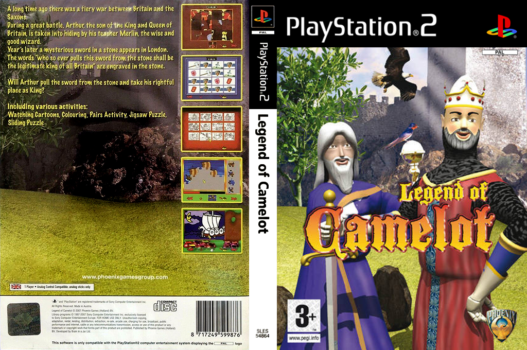 Legend Of Camelot — box-texture (EU)
