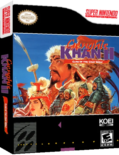 Genghis Khan 2 - Clan of the Gray Wolf — box-3D (US)