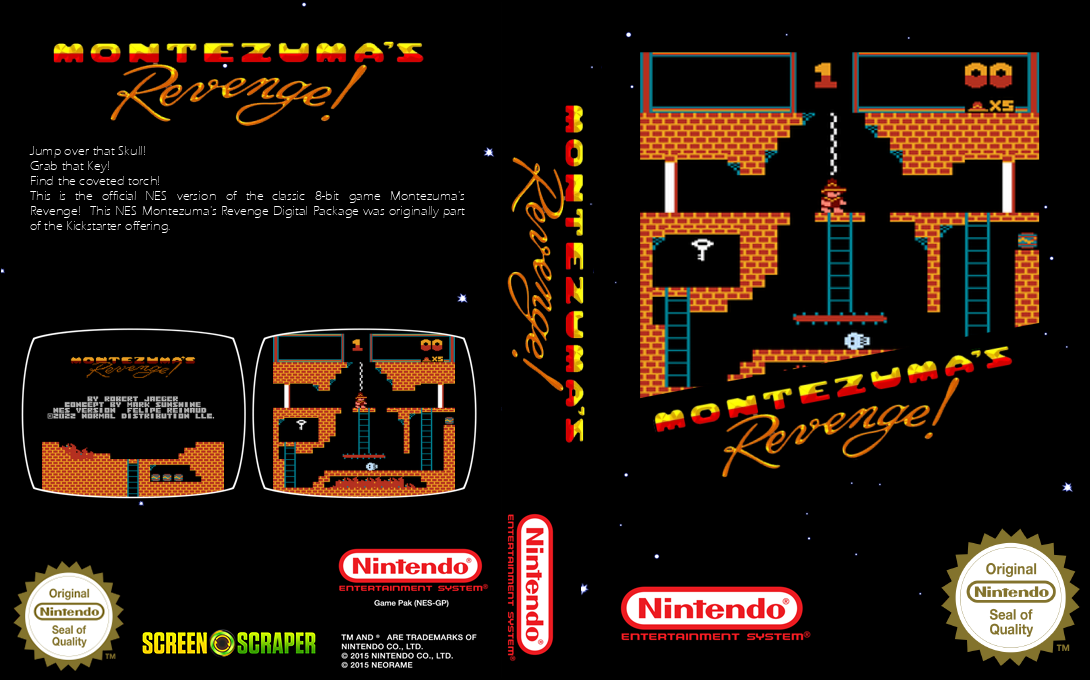 Montezuma's Revenge — box-texture (SS)