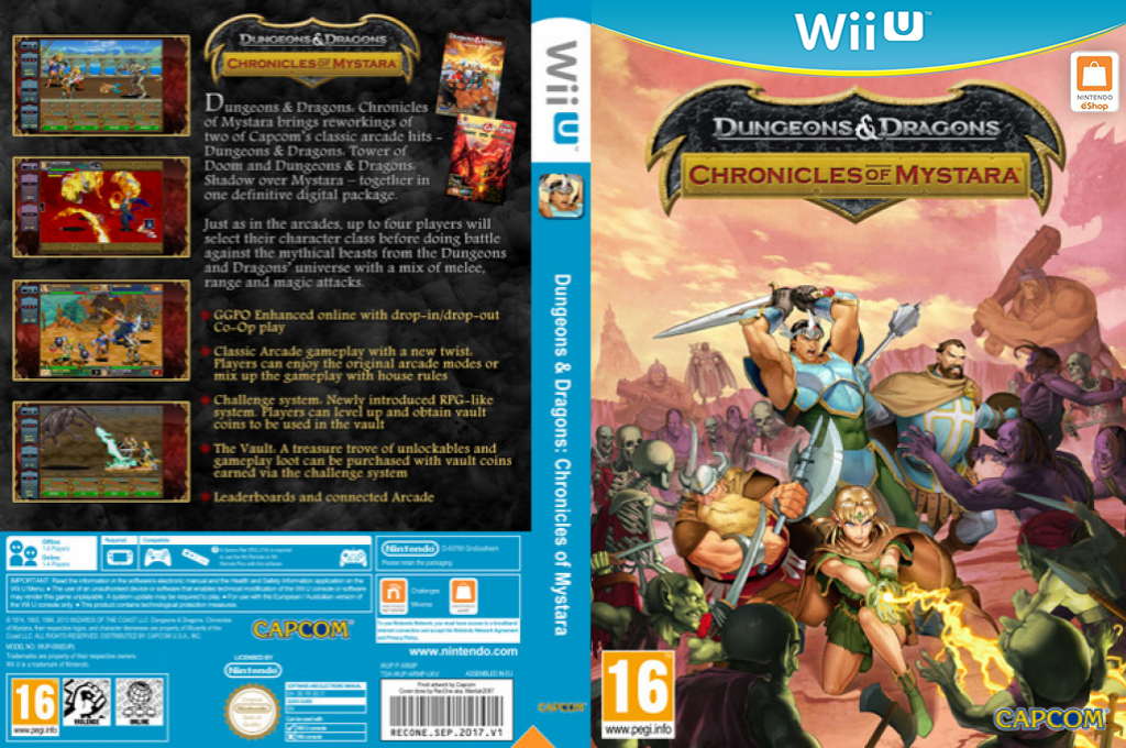 Dungeons & Dragons - Chronicles of Mystara — box-texture (EU)