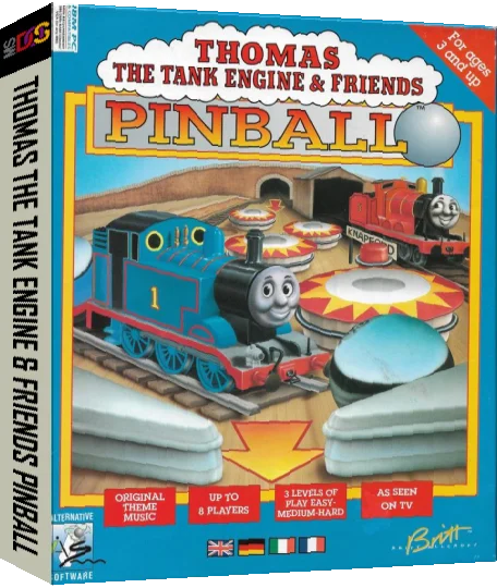 Thomas the Tank Engine and Friends Pinball — box-3D (EU)