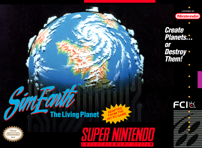 Sim Earth - The Living Planet box art