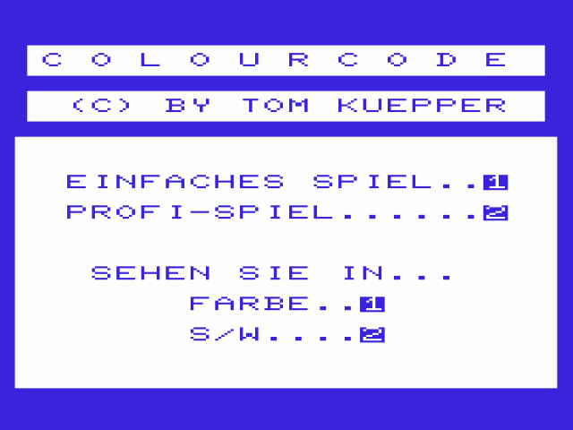 Colourcode — sstitle (WOR)