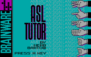 American Sign Language Tutor box art