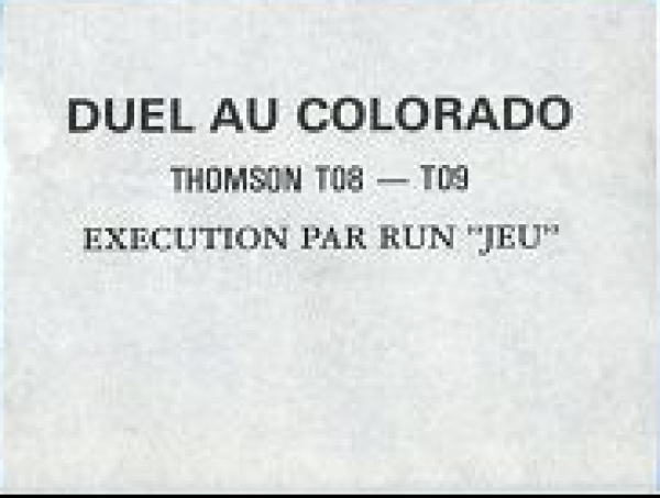 Duel Au Colorado — support-texture (CUS)