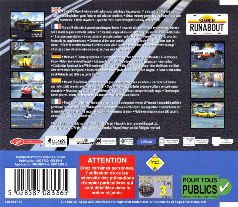 Super Runabout - San Francisco Edition — box-2D-back (EU)