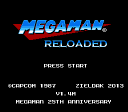 MegaMan : Reloaded — sstitle (WOR)