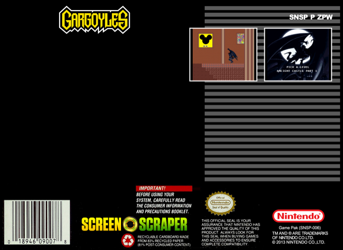 Gargoyles — box-2D-back (SS)