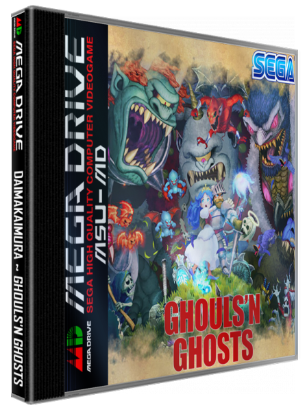 Daimakaimura ~ Ghouls'n Ghosts — box-3D (WOR)