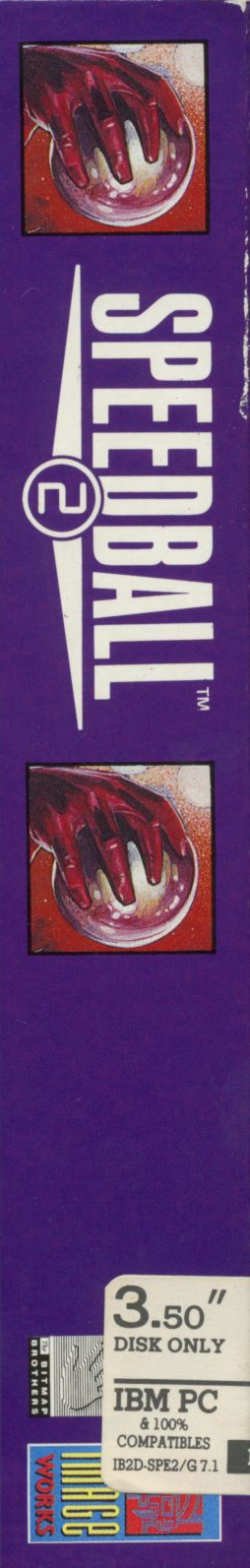 Speedball 2 - Brutal Deluxe — box-2D-side (DE)