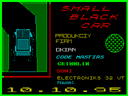 Small Black Car — sstitle (WOR)