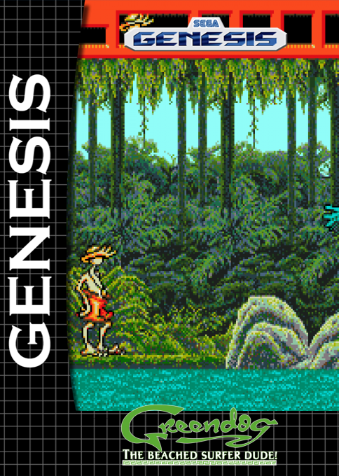 Greendog - The Beached Surfer Dude! — box-2D (SS)