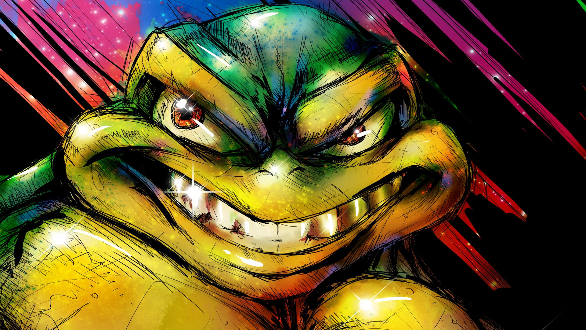 Battletoads in Battlemaniacs — fanart