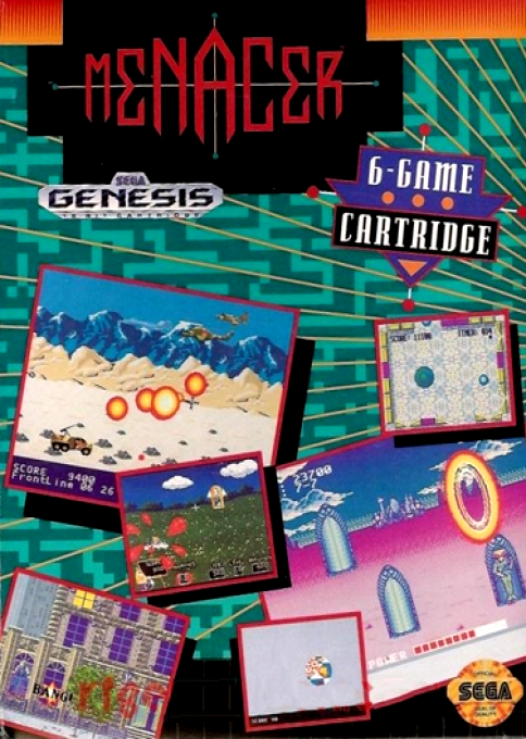 Menacer 6-game Cartridge box art