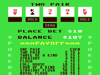 Video Poker — ss (WOR)