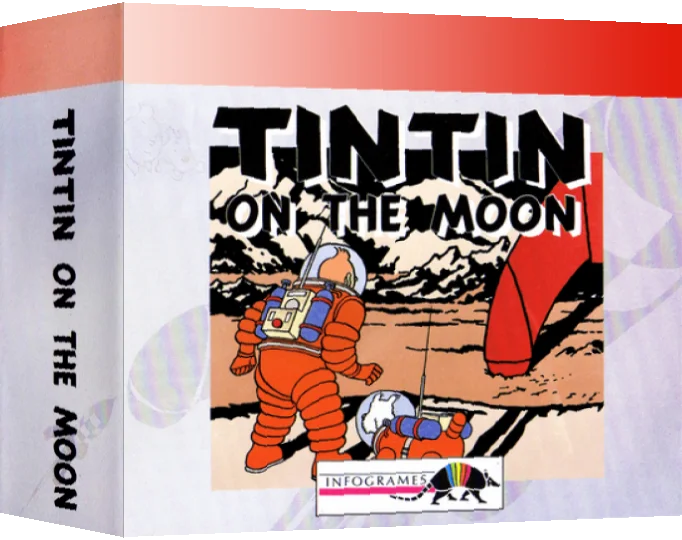 Tintin On The Moon — box-3D (EU)