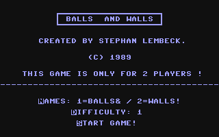 Balls and Walls — sstitle (WOR)