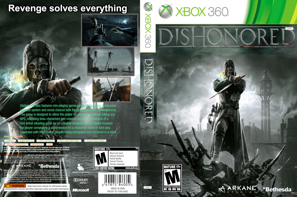 Dishonored - Game of the Year Edition — box-texture (US)