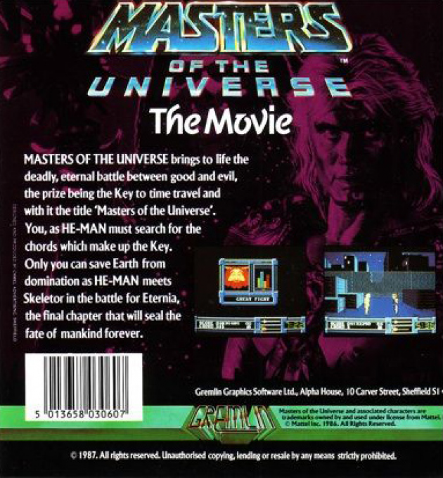 Masters Of The Universe - The Movie — box-2D-back (EU)