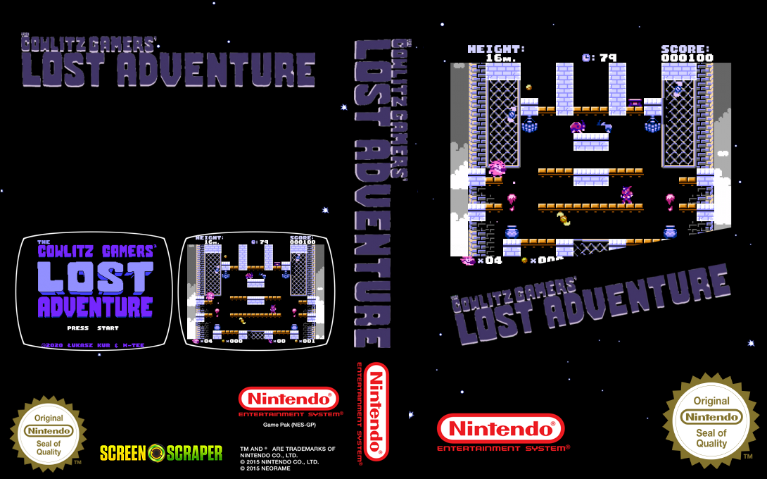Cowlitz Gamers' Lost Adventure, The — box-texture (SS)