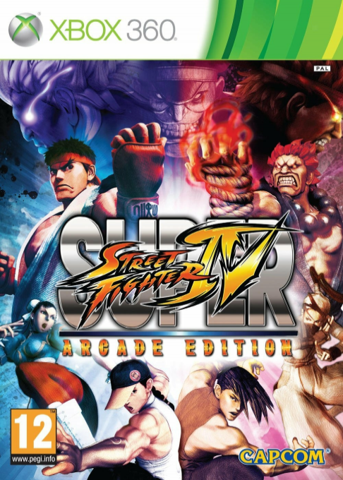 Super Street Fighter IV - Arcade Edition — box-2D (EU)