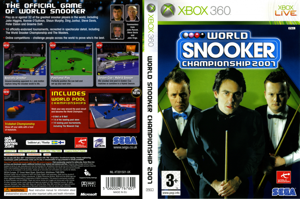 World Snooker Championship 2007 — box-texture (EU)