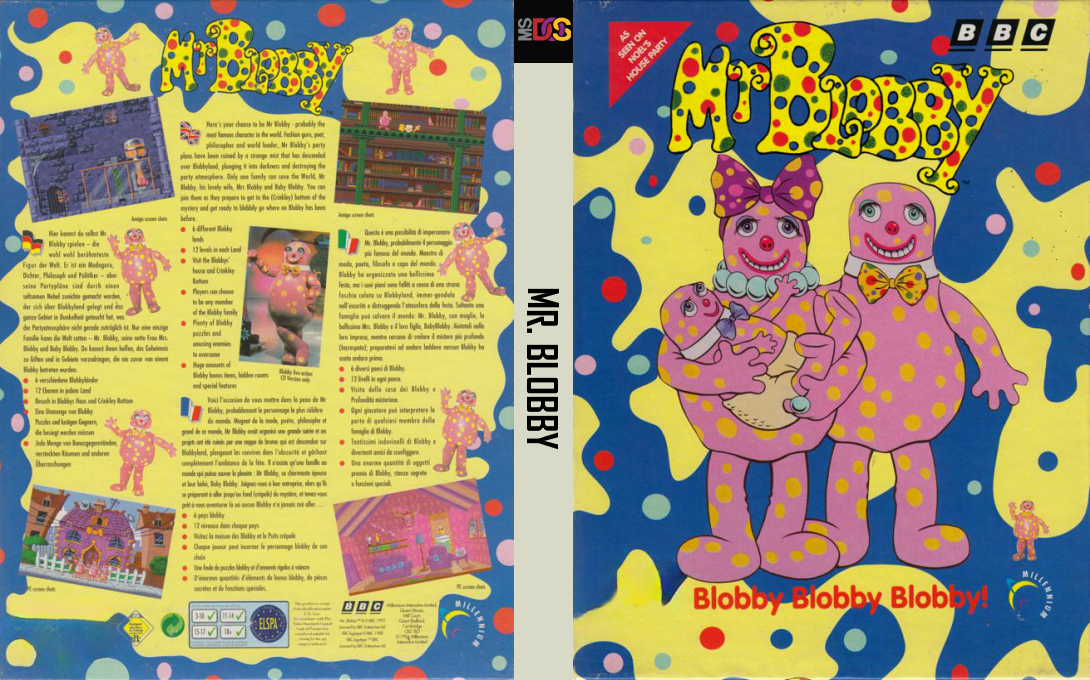 Mr. Blobby — box-texture (EU)