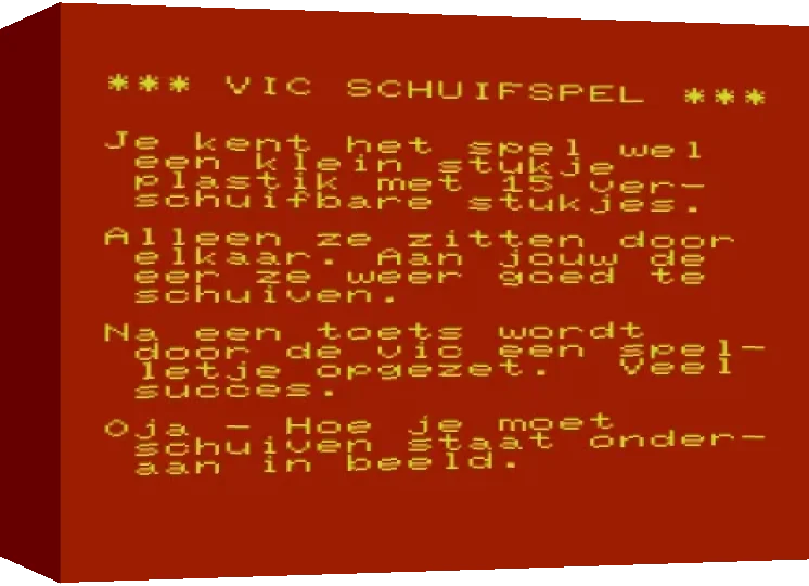 Schuifspel — box-3D (WOR)