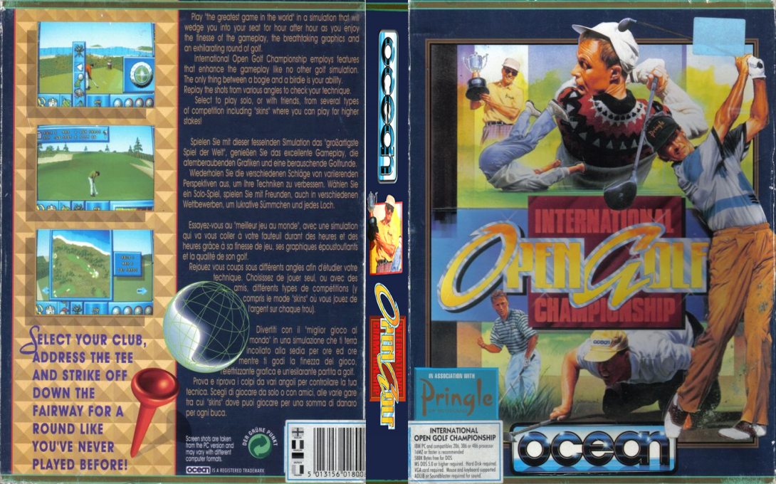 International Open Golf Championship — box-texture (EU)