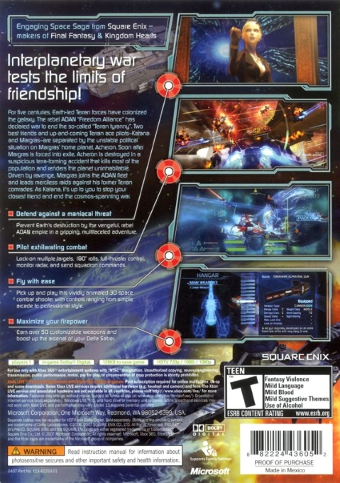 Project Sylpheed — box-2D-back (US)
