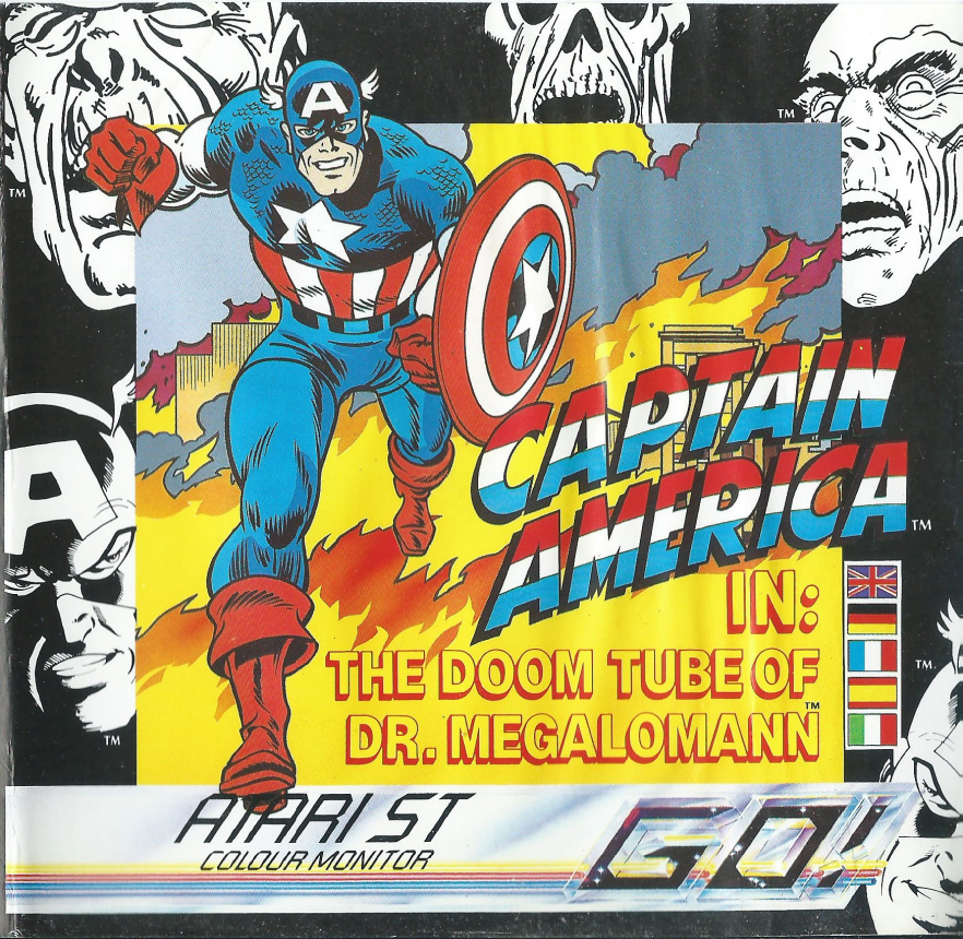 Captain America In - The Doom Tube Of Dr. Megalomann box art