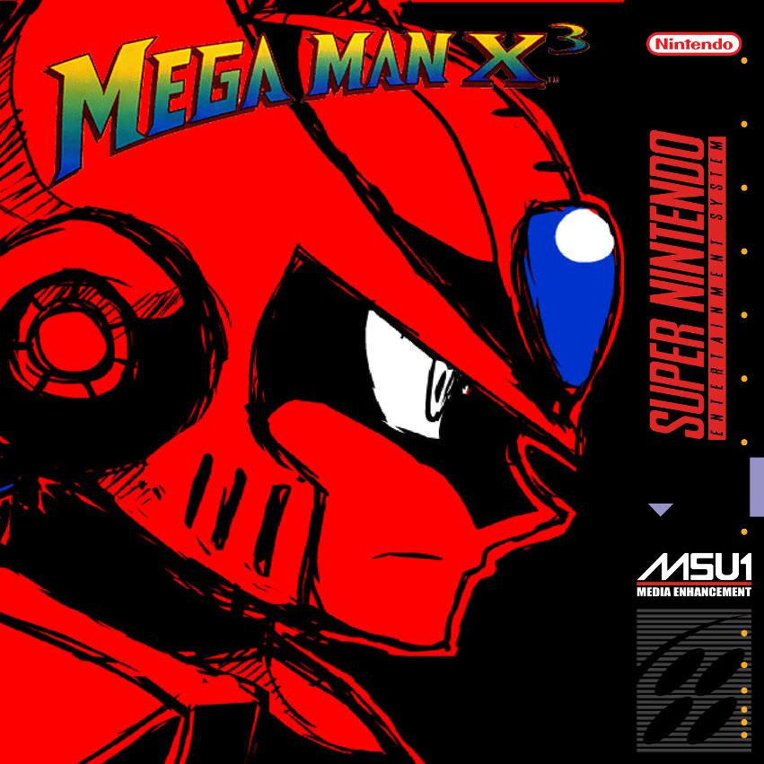 Mega Man X3 box art