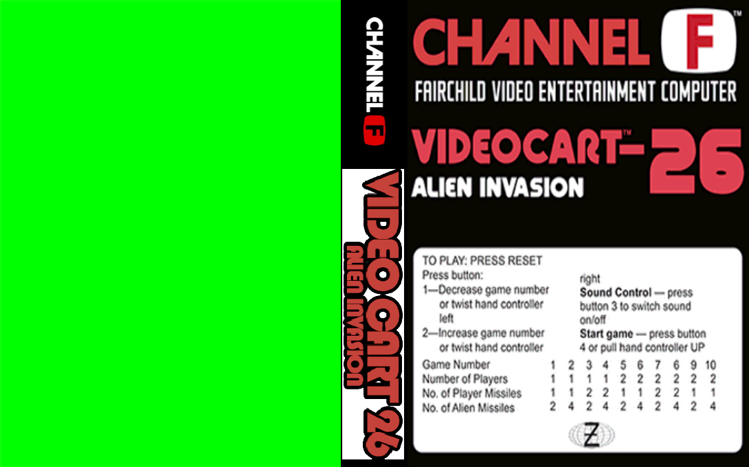 Videocart-26 - Alien Invasion — box-texture (US)