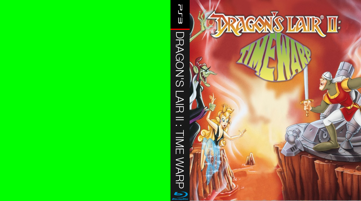 Dragon's Lair II - Time Warp — box-texture (US)