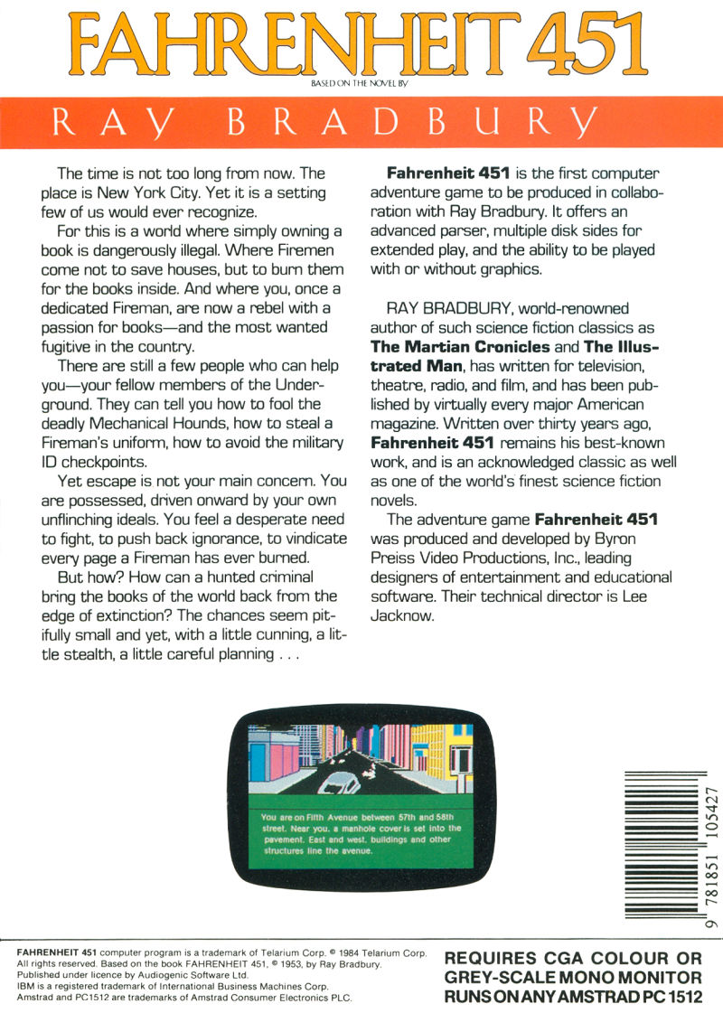 Fahrenheit 451 — box-2D-back (UK)