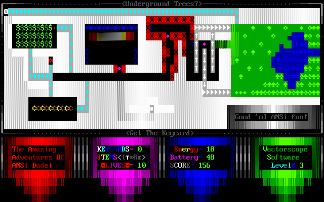 Amazing Adventures Of Ansi Dude, The — ss (WOR)