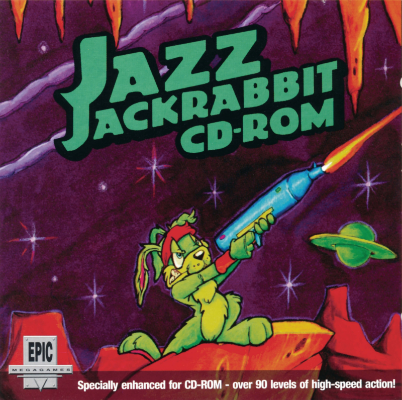 Jazz Jackrabbit Cd-rom box art