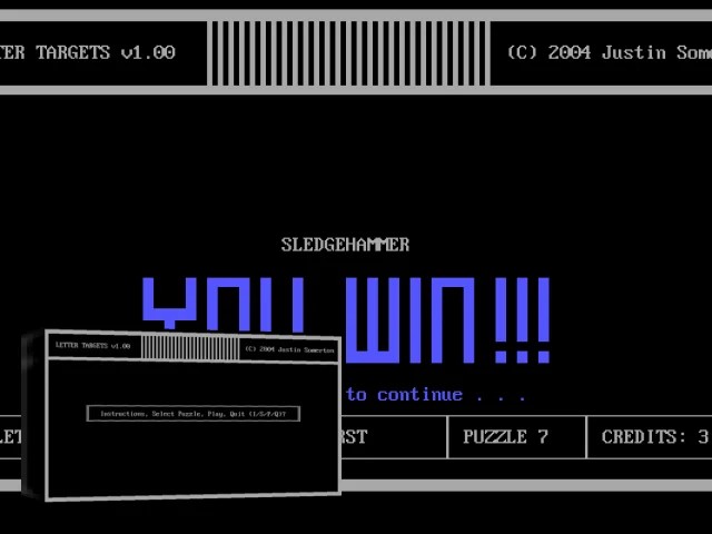 Letter Targets — mixrbv2 (WOR)