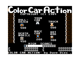 Color Car Action — sstitle (WOR)