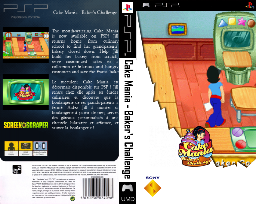 Cake Mania - Baker's Challenge — box-texture (SS)