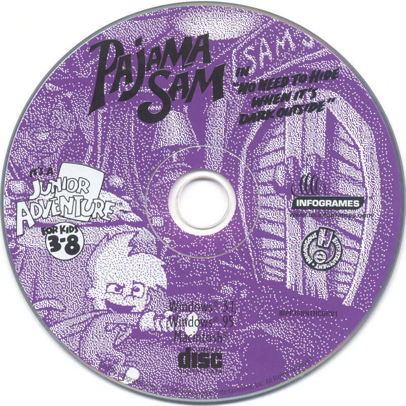 Pajama Sam: No Need to Hide When It's Dark Outside — support-2D (WOR)