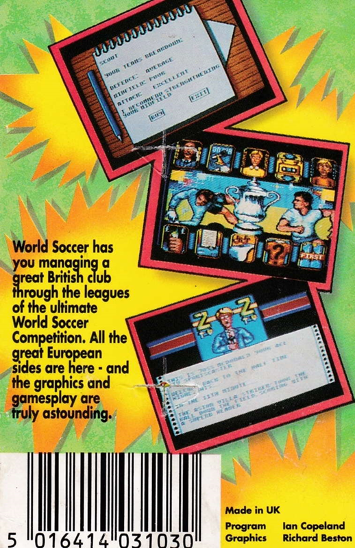 World Soccer — box-2D-back (EU)