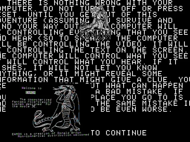 Eamon 101 - Ground Zero — mixrbv2 (WOR)